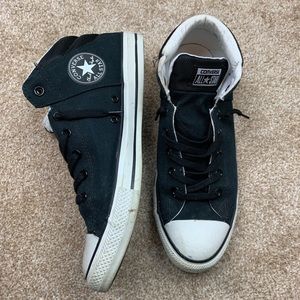 Converse black canvas sneakers size 11